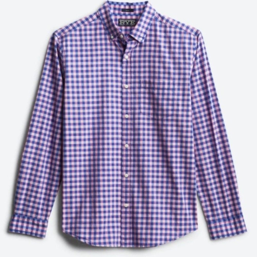 NWT | Men's Slim-Fit Button-Down Top